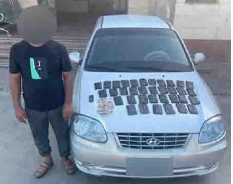 ضبط كمية من مخدر الحشيش بحوزة أحد الأشخاص بالقاهرة