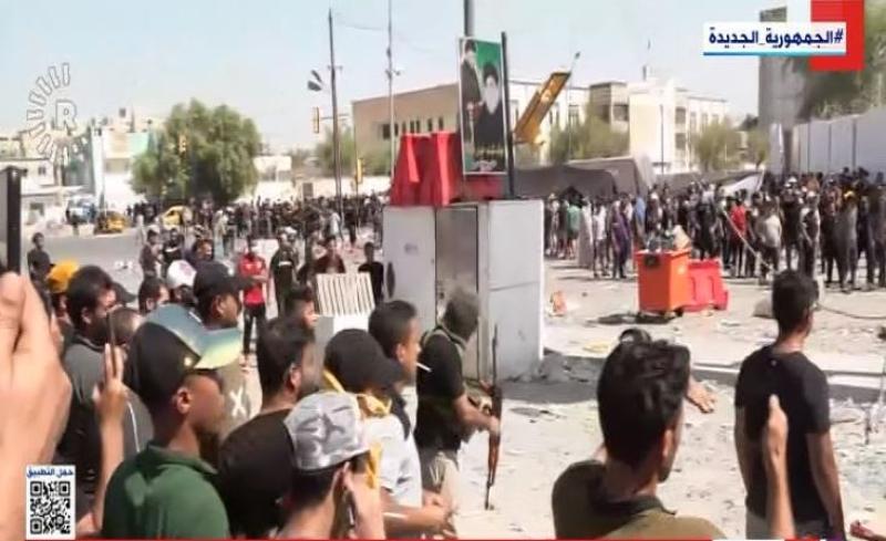 بدء انسحاب أنصار التيار الصدري من المنطقة الخضراء.. تفاصيل