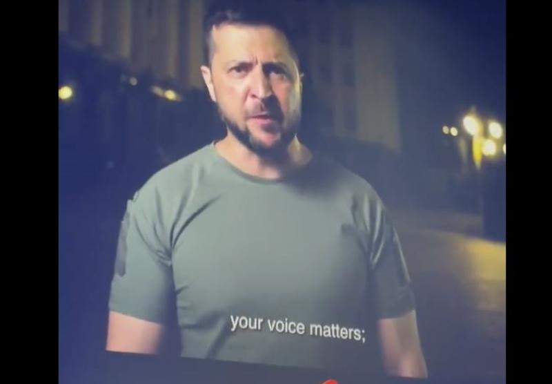 رعب لـ 189 يومًا.. شاهد| فيديو مؤثر للرئيس الأوكراني خلال فعاليات مهرجان فينيسيا