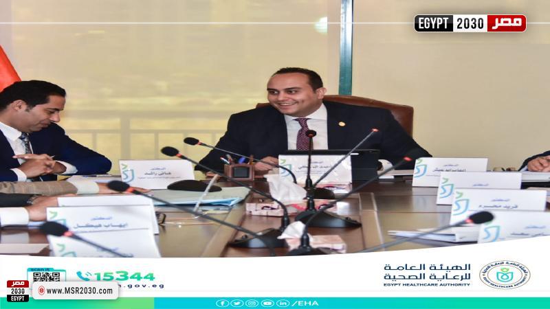 الدكتور أحمد السبكي خلال الاجتماع