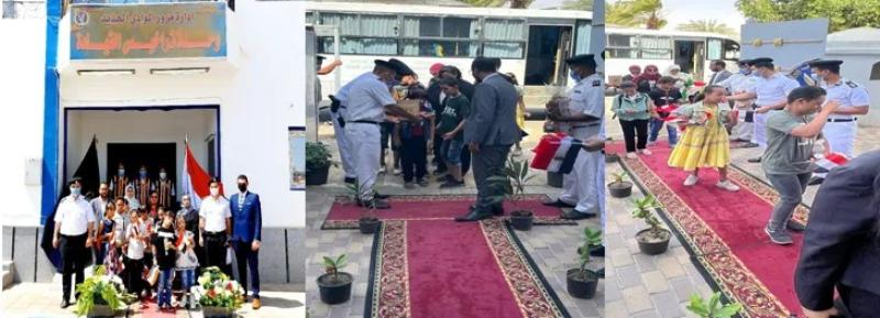 مديرية أمن الوادى الجديد تستقبل عددا من الأطفال من ذوى الهمم