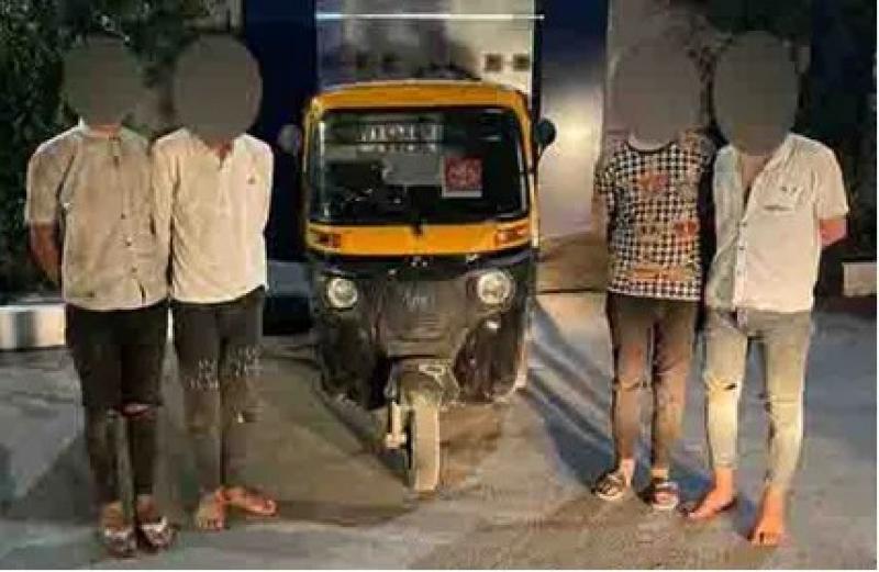 ضبط عصابة سرقت توكتوك بالإكراه بالمعصرة