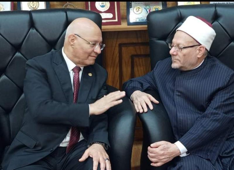 مفتي الجمهورية ورئيس جامعة بنها 