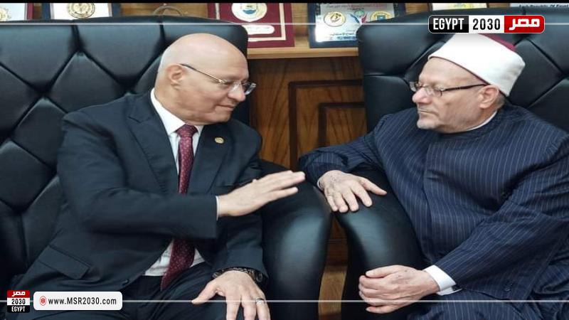 مفتي الجمهورية ورئيس جامعة بنها