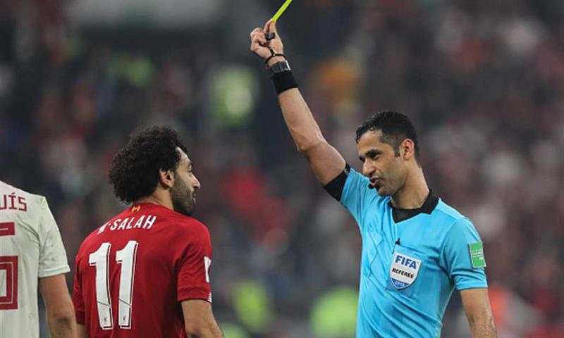  عبدالرحمن الجاسم حكم مباراة الزمالك والهلال في كأس لوسيل