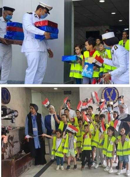 مديرية أمن القاهرة تستقبل أطفال إحدى أكاديميات تنمية القدرات البشرية لزيارة بعض الجهات الشرطية