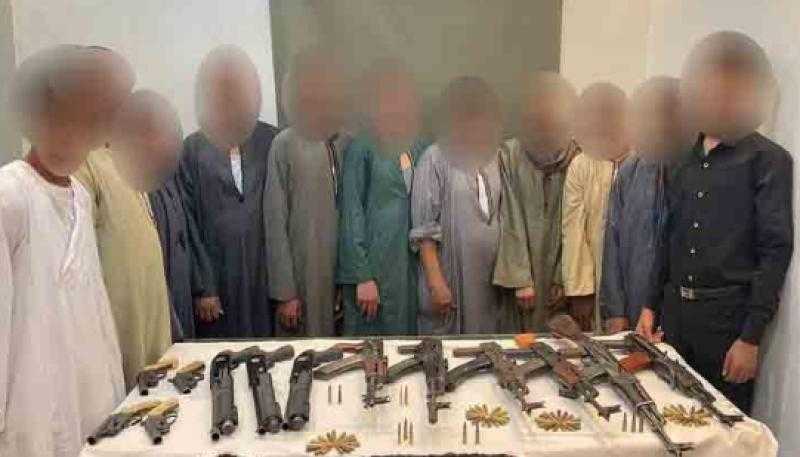 ضبط 13 قطعة سلاح ناري وكميات من المخدرات في مركز أبنوب