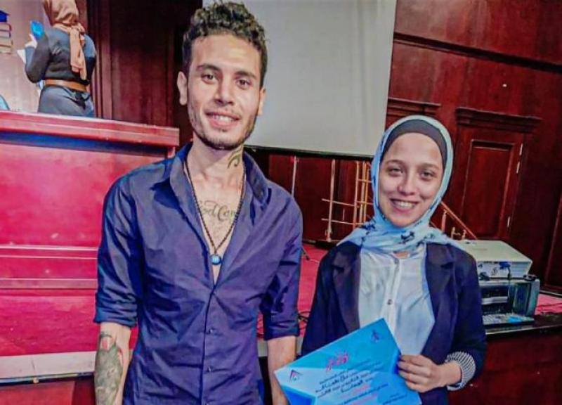 قاتل فتاة الشرقية مع الضحية