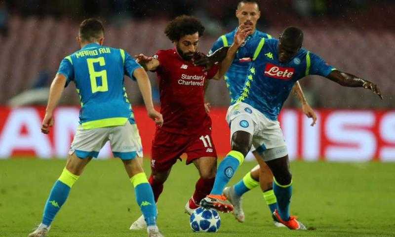 موعد مباراة ليفربول ونابولي في دوري أبطال أوروبا والقنوات الناقلة