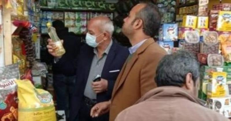 محل ألبان مجهولة المصدر