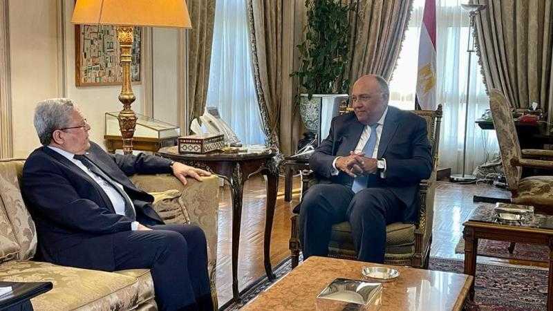 وزير الخارجية يستقبل وزير الشئون الخارجية والهجرة والتونسيين بالخارج