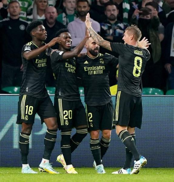 دوري أبطال أوروبا.. ريال مدريد يضرب سلتيك بثلاثية