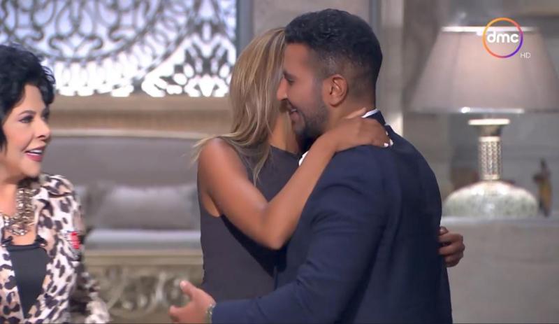 أحمد سعد وزوجته