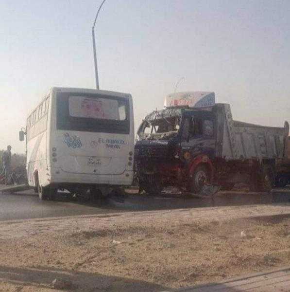 كدمات وكسور.. بالأسماء تفاصيل إصابة 28 شخصا بحادث أتوبيس السويس