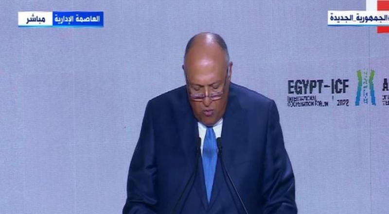 شكري: نأمل أن يكون مؤتمر «27 cop» نقطة تحول في اتجاه تنفيذ التعهدات بشأن التغيرات المناخية