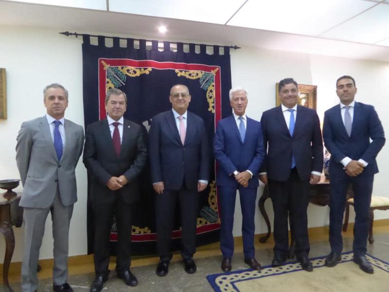 لقاءات السفير المصري بالبرتغال