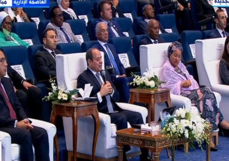 السيسي: قضية تغير المناخ أصبحت موجودة في فكر العالم