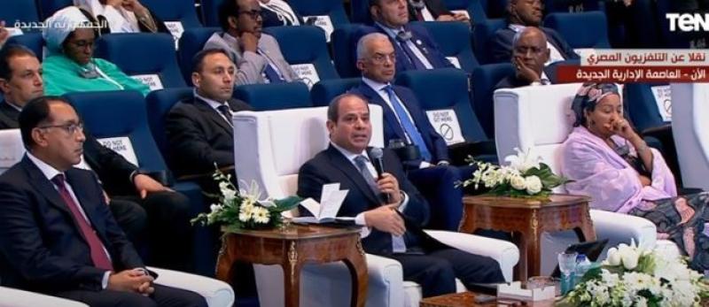 الرئيس السيسي: العاصمة الإدارية جزء من برنامج مصري ضخم لمدن الجيل الرابع