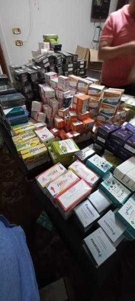 ضبط ألف عبوة أدوية مجهولة المصدر في البحيرة