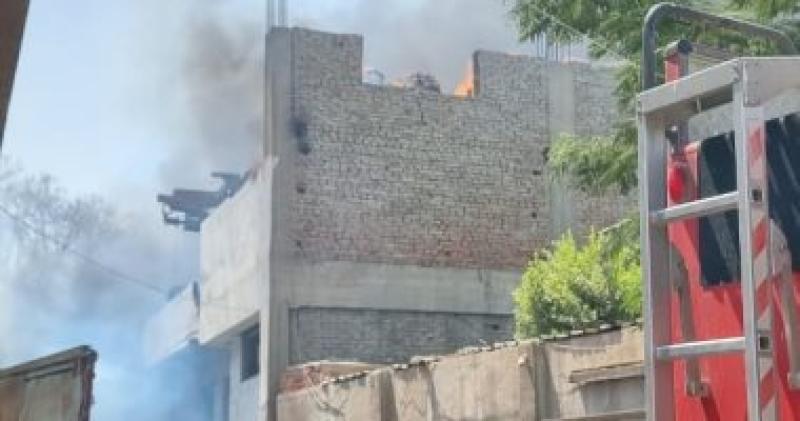 حريق بشقة سكنية 