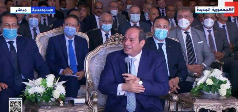 السيسي: «محدش بيتخلص من حد وربنا هو اللي بيقعد ويمشي» - فيديو