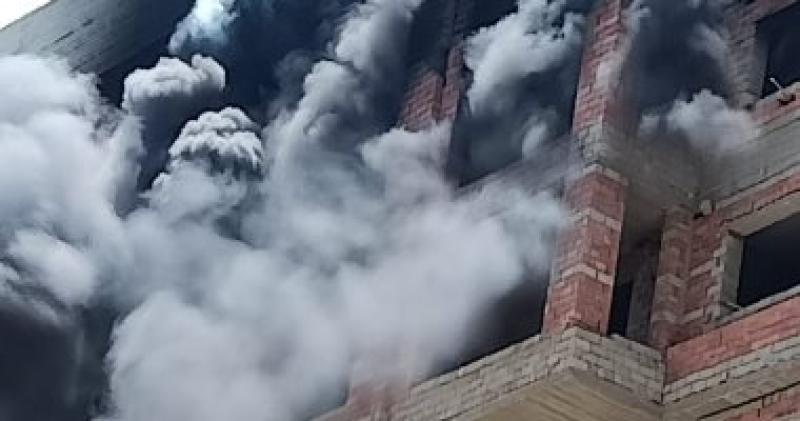 حريق منزل بالمنصورة 