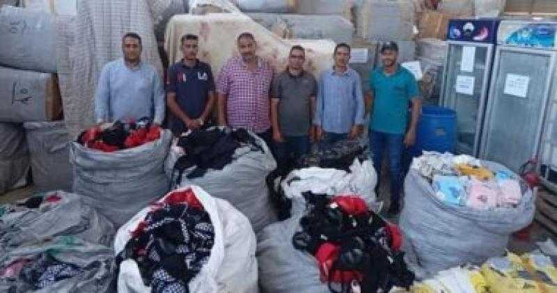إحباط محاولة تهريب كمية من الملابس الجاهزة بجمارك سفاجا
