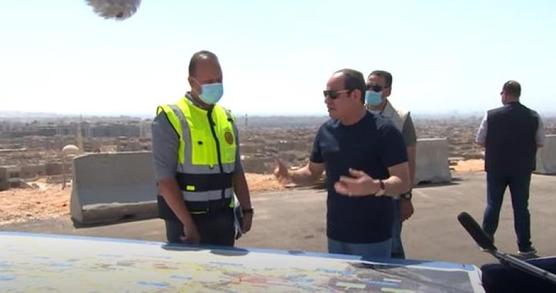 الرئيس السيسي يكشف معلومة مهمة بتطوير طرق القاهرة الكبرى