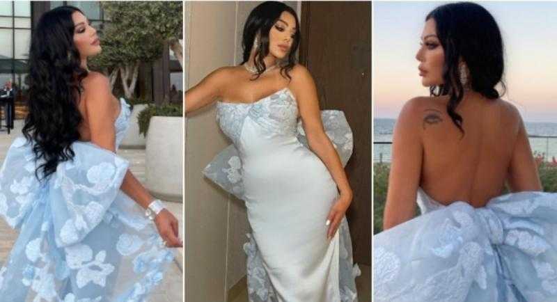 بإطلالة مثيرة.. هيفاء وهبي نحتفل بزواج شقيقتها