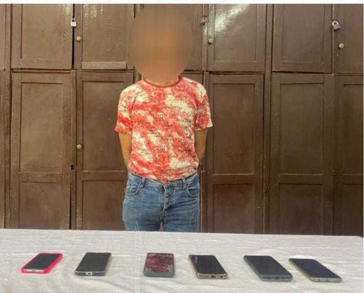 ضبط لص متعلقات المواطنين بروض الفرج