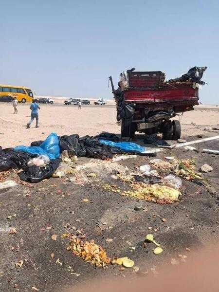 مصرع سائق بحادث تصادم أتوبيس سياحي بالغردقة