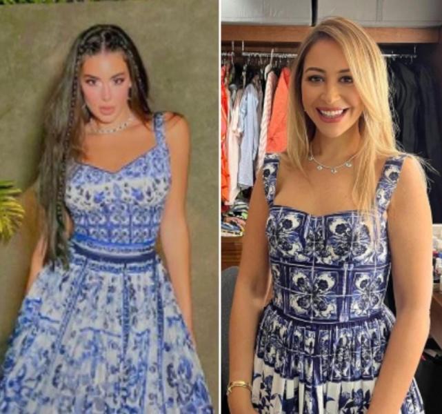 نفس الفستان.. منة شلبي تشعل السوشيال ميديا بإطلالة متكررة لـ ياسمين صبري