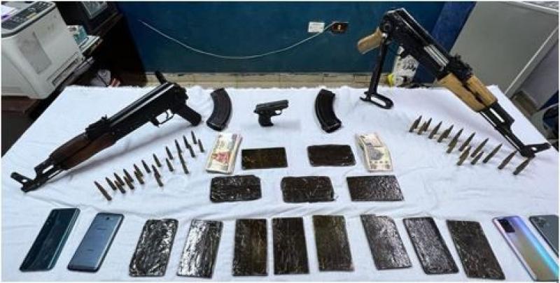 ضبط عصابة مسلحة لبيع المخدارت في الزاوية الحمراء