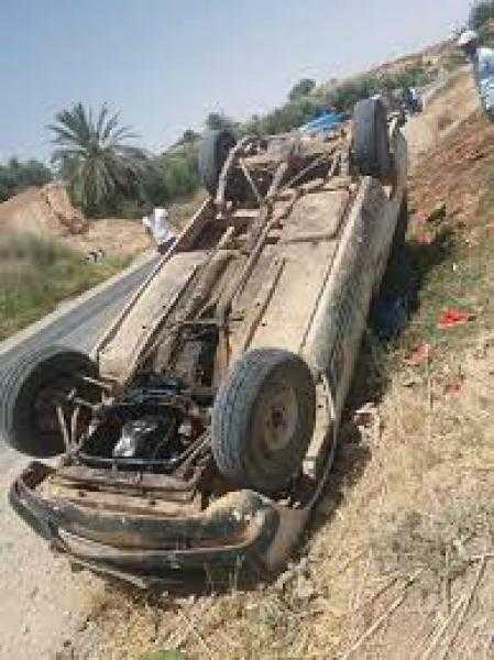مصرع شخصين وإصابة 6 آخرين بحادث انقلاب”بيجو” بأسيوط الغربي ـ الفيوم