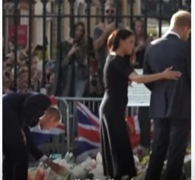 بتصرف غير متوقع.. «ميجان» تواسي زوجها هاري داخل القصر الملكي وتخطف الأنظار-  فيديو