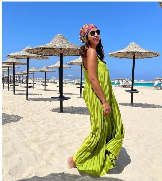 بفستان صيفي.. إطلالة جذابة لـ داليا مصطفى