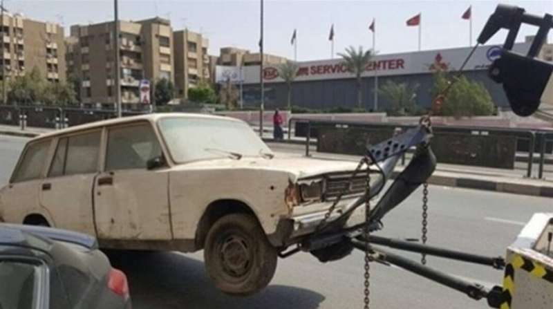 رفع سيارات متهالكة