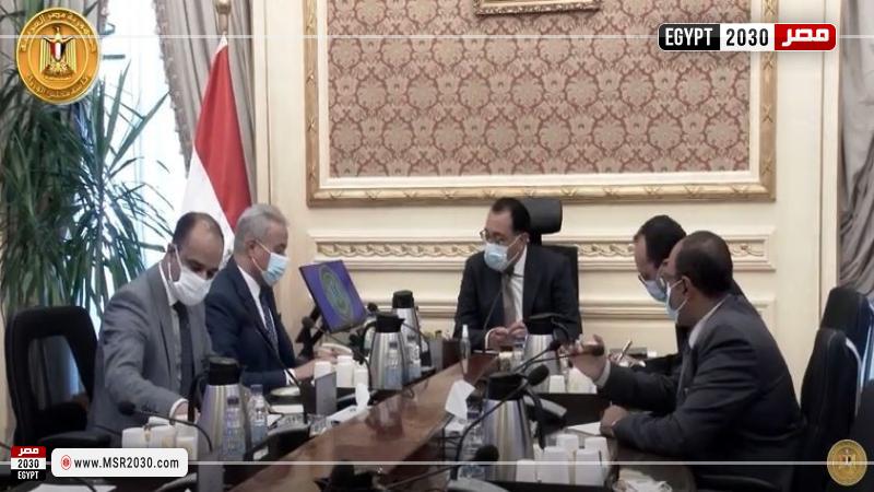 اجتماع مدبولي مع رئيس الوزراء