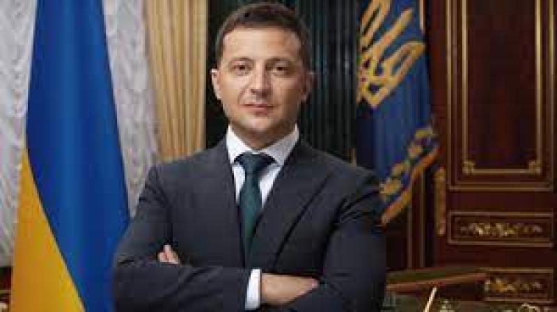  الرئيس الأوكراني فولوديمير زيلينسكي 