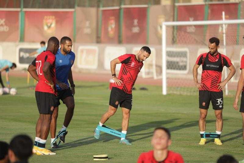 ديانج يشارك في تدريبات الأهلي بعد العودة من مالي