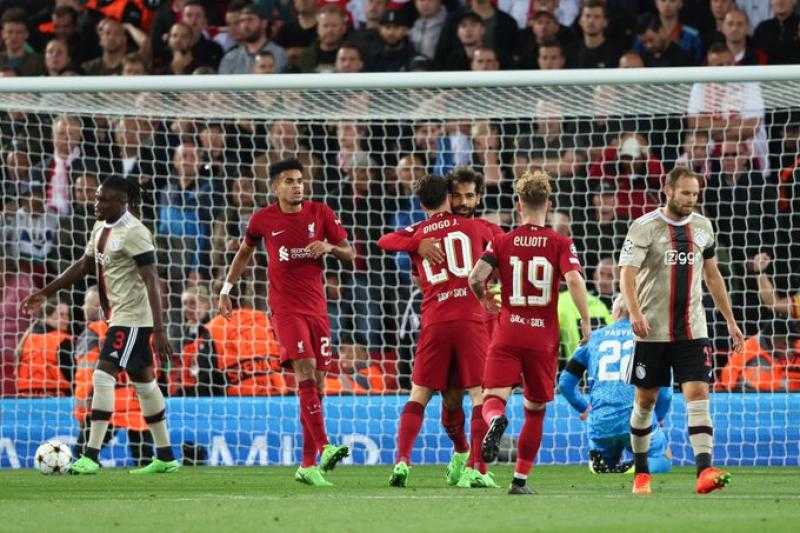 ليفربول ضد أياكس.. محمد صلاح يُسجل في تعادل الشوط الأول