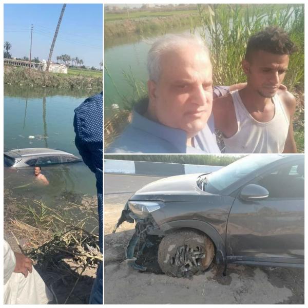 الشاب البطل من مكان الحادث 
