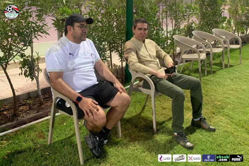 المنتخب الأوليمبي يؤدي تدريبه الأول ومحمد بركات يحفز اللاعبين