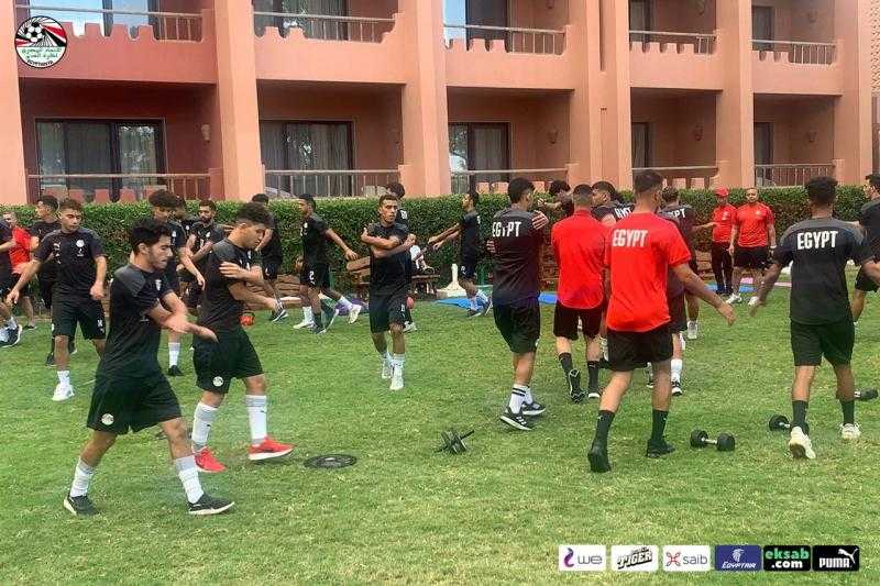 منتخب الشباب يخوض تدريباته على فترتين تحت قيادة محمود جابر