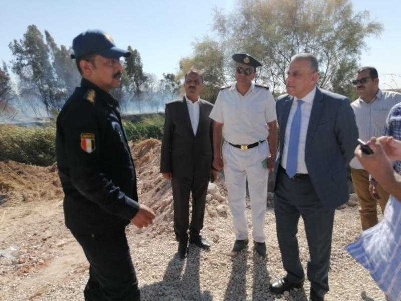 تحريات مكثفة في احتراق 30 فدانا من الغابة الشجرية في سوهاج