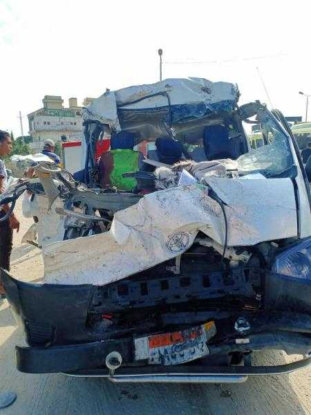 بينهم مجهول الهوية.. وفاة وإصابة 14 شخصا في حادث مروع بالبحيرة