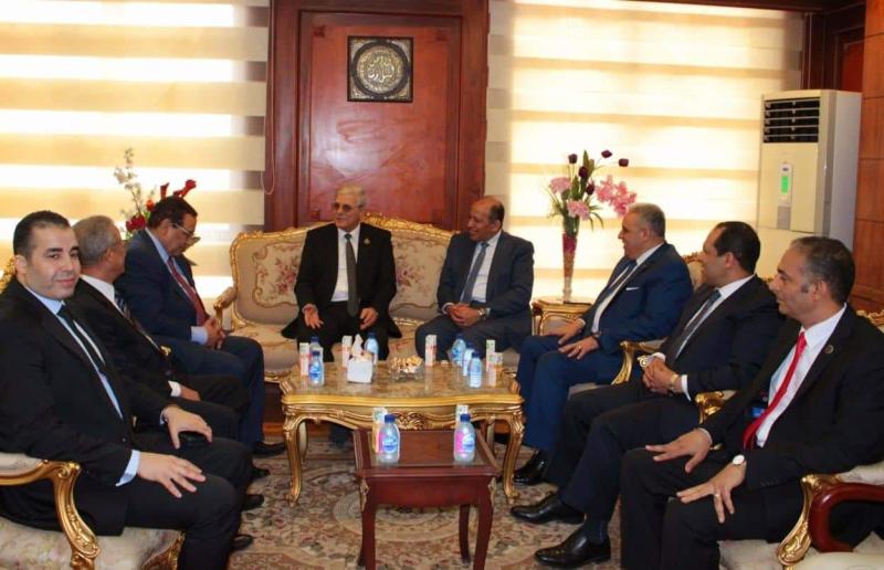 رئيس  النيابة الإدارية يستقبل وفد مجلس إدارة نادي قضاة مصر