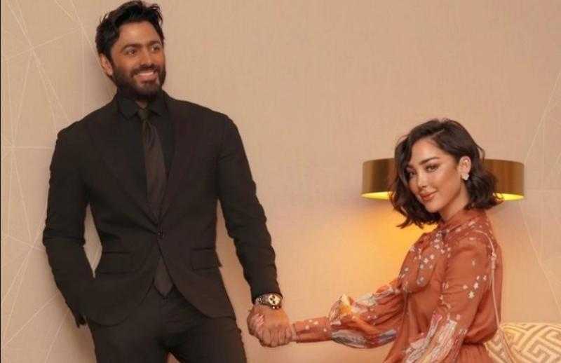 «حسبي الله ونعم الوكيل».. بسمة بوسيل تحذف صورها مع تامر حسني وتثير الجدل برسالة غامضة