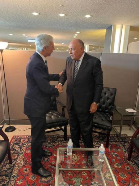 وزير الخارجية يلتقي وزير خارجية البرتغال