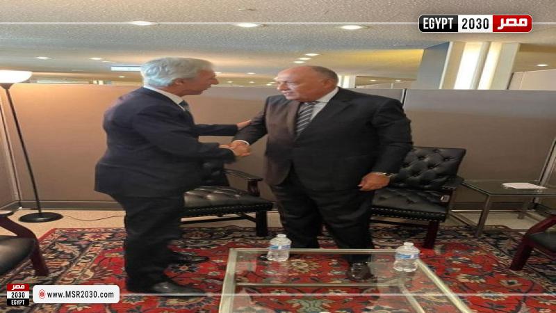 وزير الخارجية يلتقي وزير خارجية البرتغال